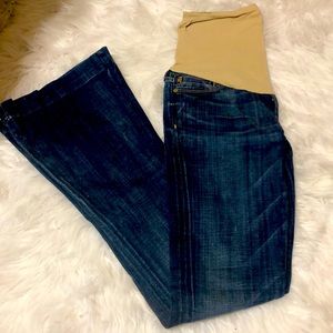 Like new 7 for all man kind maternity jeans